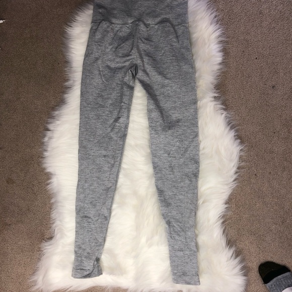 Light Gray Workout Leggings - Picture 2 of 3